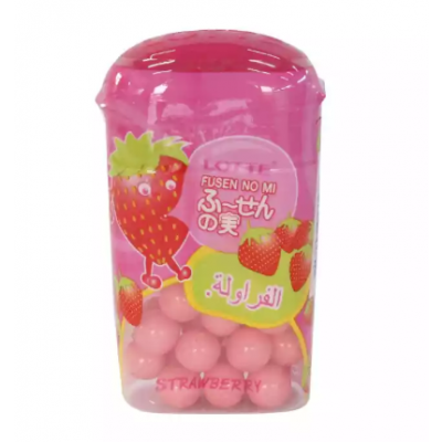 Lotte Strawberry Flavoured Chewing Gum - 15 g